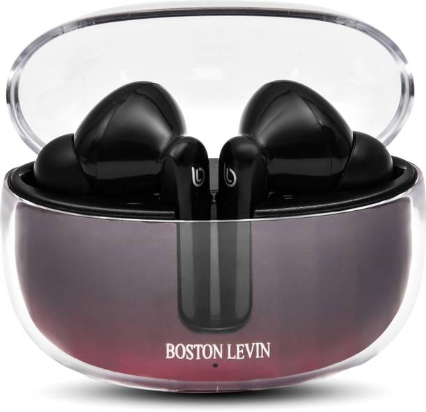 Boston Levin Airmax Pro|2.1 Gen TWS|ENC Mic|30H Play|13mm Bass|50ms Game Mode|BT 5.3|IPX5 Bluetooth