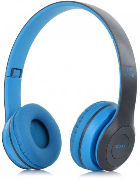 Techobucks Branded P47 Wireless Active Noise Cancellation Headphone Bluetooth Bluetooth Gaming