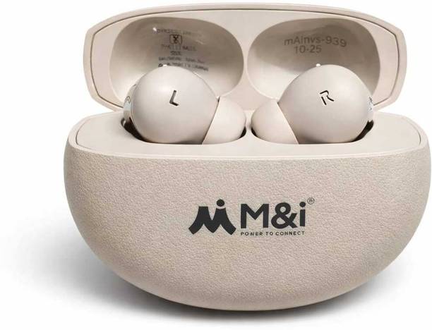 Mi TWS-939 Earbuds, Stereo Bass, 50 Hrs Play Time, C Type Charging Bluetooth