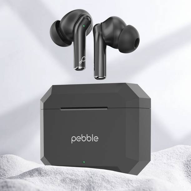 Pebble Glory Buds AI ENC, Premium Design, Fast Paring, 10mm Dynamic Drive Bluetooth