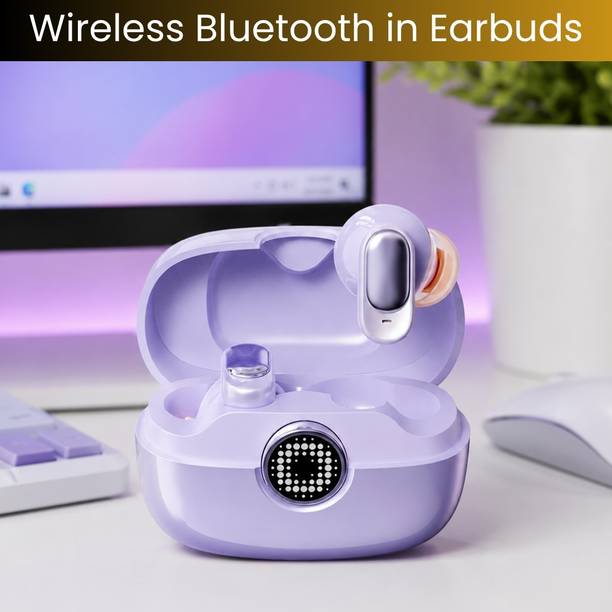 SACRO Wireless TWS Earbuds With ENC Noise Cancellation Technology & Hi-Fi AudioTI410 Bluetooth