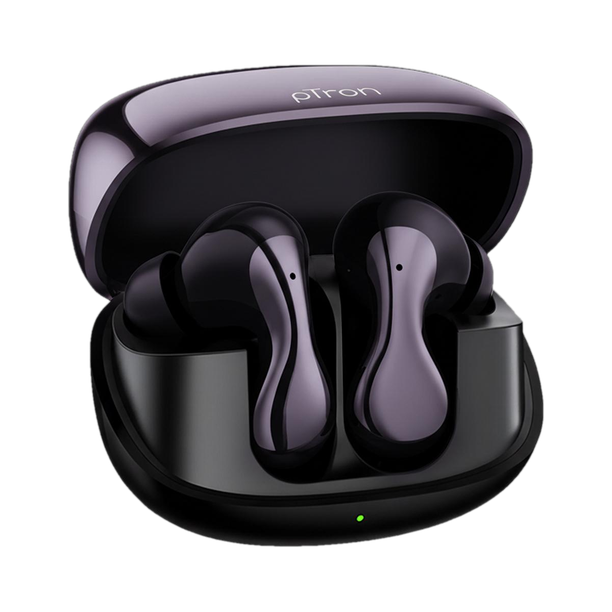 PTron Bassbuds Tango w/ 50Hrs Playtime, AI-ENC Calls, Custom EQ, App Support, BTv6.0 Bluetooth