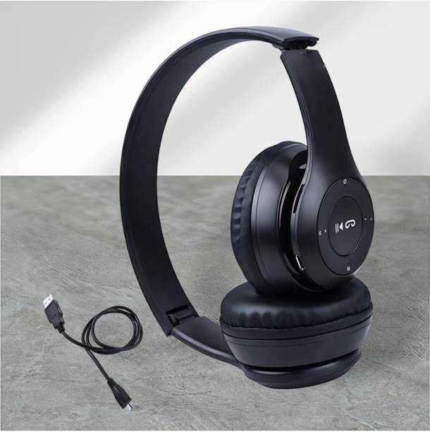 house of common Enhanced Voice Clarity Headphones with Mic & Extended Playtime_S5 Bluetooth & Wired