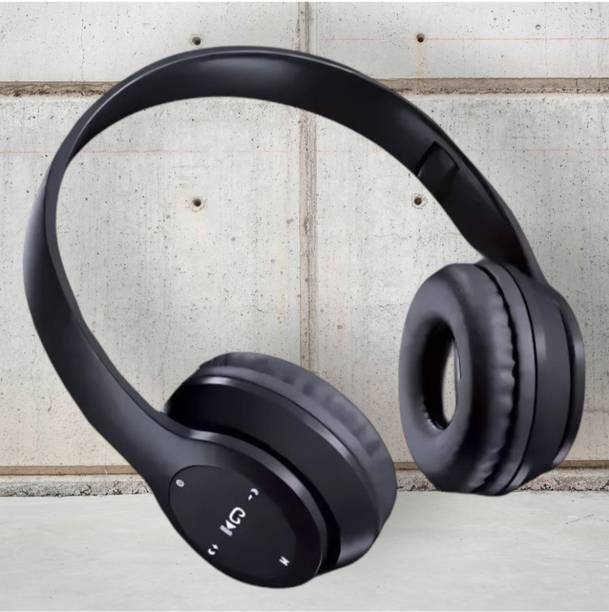 GDS Bluetooth Over-Ear Headphones featuring Booming Bass for Gaming_BS Bluetooth & Wired