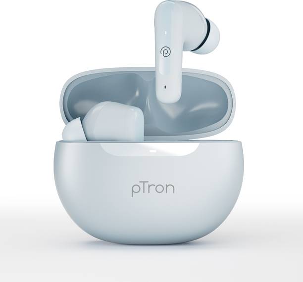 PTron Bassbuds Vibe w/ 34 Hrs Playback,Clear Calls,13mm Dynamic Drivers,Bluetooth V5.3 Bluetooth