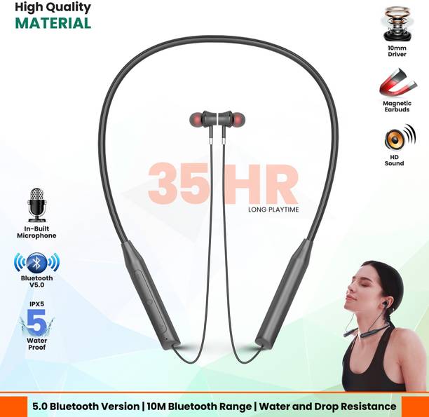 Boom 35 Hours Playback, ASAP Charge, IPX7, Dual Pairing and Bluetooth v5.0 Bluetooth