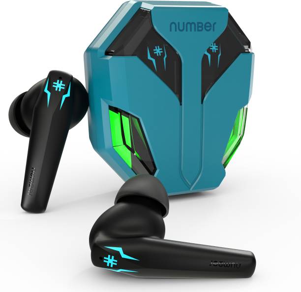 Number Super Buds Pro GT99 4 Mic MEMS ENC Gaming RGB TWS,35ms Low Latency, 50Hr Battery Bluetooth Headset