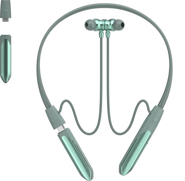 XEWISS DOUBLE BATTERY - MAGNETIC ON/OFF 48HRS PLAYTIME BLUETOOTH HEADPHONE NECKBANDS-8 Bluetooth Gaming