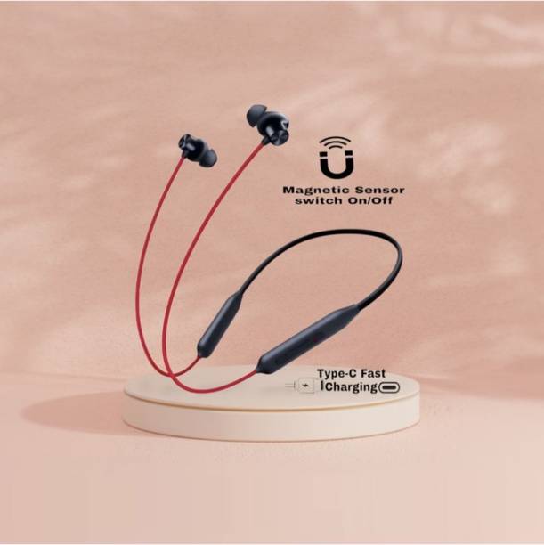 NANDGHER Bullets Wireless Z2 with Fast Charge, 56 Hrs Battery Life, Earphones with mic_GJ Bluetooth & Wired