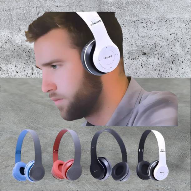 TWS All-Day Entertainment Headphones with Mic & SD Card, Long Battery_NW Bluetooth & Wired