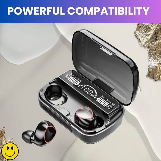 GUGGU M10 Bluetooth Wireless Earbuds LED Display and Touch Control HeadphonesX264 Bluetooth