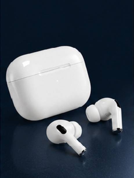 Familymart Stylish White Bluetooth Earbuds with Charging Case Bluetooth