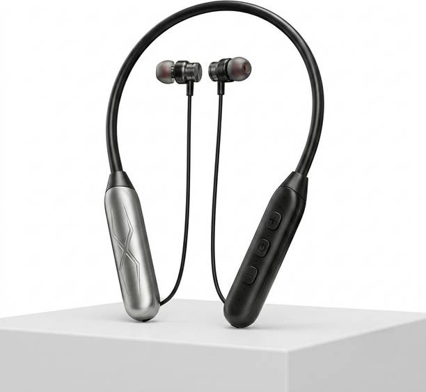 Signature VMB 244 Bluetooth Neckband with Deep Bass, Magnetic Earbuds Bluetooth