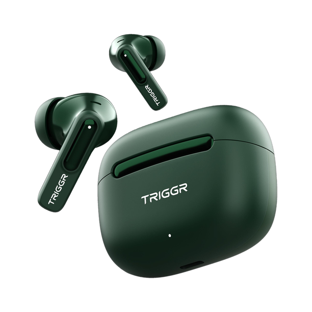 TRIGGR Arcus One 60H Battery, 4 Mic ENC, Dual Pairing, Rubber Grip, 13mm Drivers, v6.0 Bluetooth