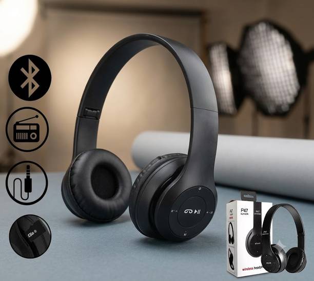 footloose New Cool Designs Bluetooth Headphones Foldable with Mic HD Bass Clear Sound Bluetooth Gaming