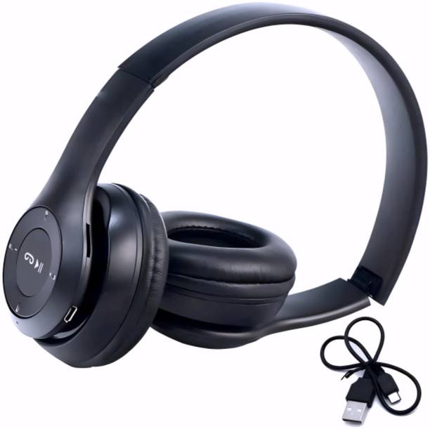 house of common Wireless Collapsible Headphones with Sharp Bass Focus_FY Bluetooth & Wired