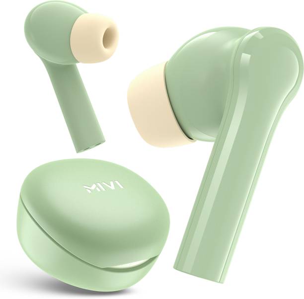 Mivi Duopods D4, 50Hrs Playtime, HD Call, Fast Charging, IPX4, Voice Assistant, 5.3v Bluetooth