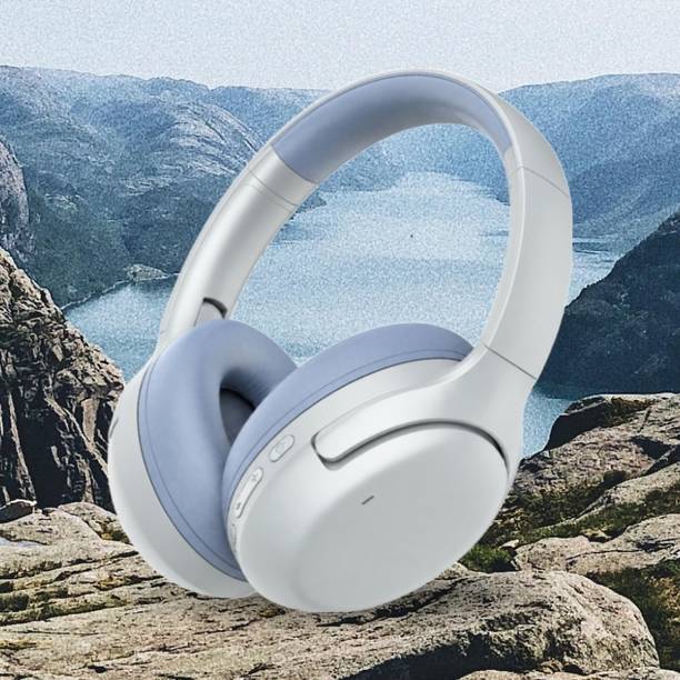 JOKIN 40H Play Super Bass ANC BT Wireless Headphone with Mic Foldable Design & Aux P77 Bluetooth & Wired