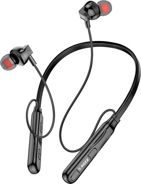 C-KOZA LN-52 Wireless Neckband with Magnetic Control, Noise Reduction Mic/Sports Design Bluetooth