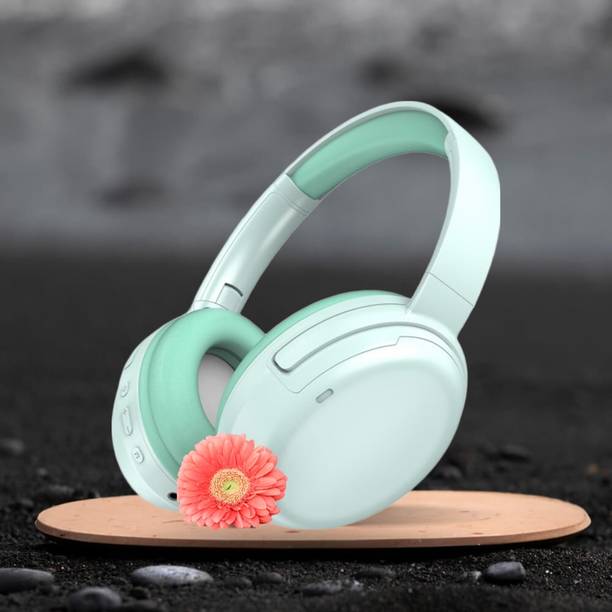 MECKWELL 40H Play Super Bass ANC BT Wireless Headphone with Mic Foldable Design & Aux P42 Bluetooth & Wired
