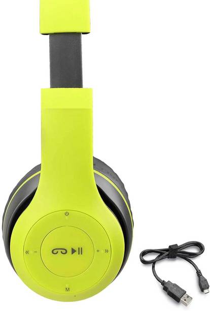 Techpunch GAMING HEADPHONE WITH MIC & BLUETOOTH SUPPORT WITH FM & MP3 SUPPORT Bluetooth & Wired