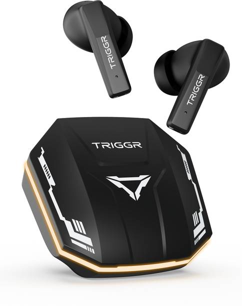 TRIGGR Raze 2 with Latest BT v6.0, Battle-LED, 40H Battery, 40ms Latency, Rubber Finish Bluetooth