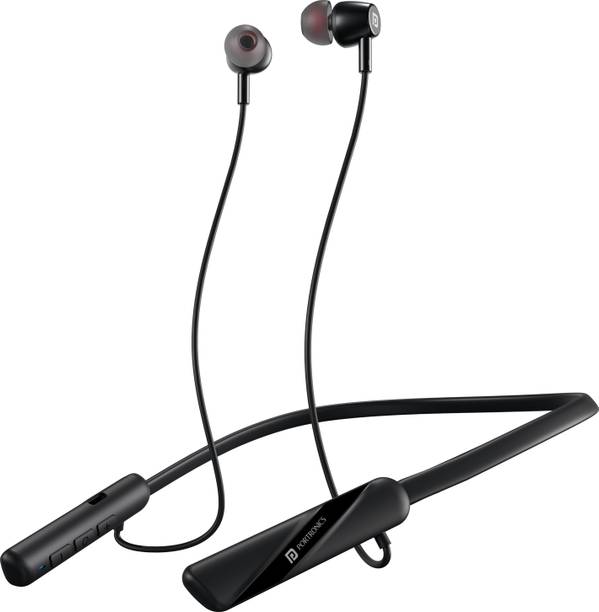 Portronics Harmonics Z10 In Ear Headphone With Mic,35Hr Playtime,Type C Charging Bluetooth