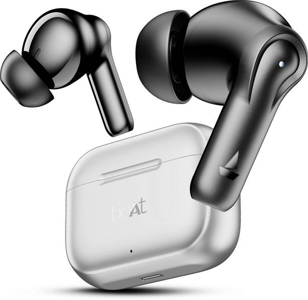 boAt Airdopes 161, Adv 4Mic ENx, 50H Battery,Fast Charge,13mm Driver, Metallic Finish Bluetooth