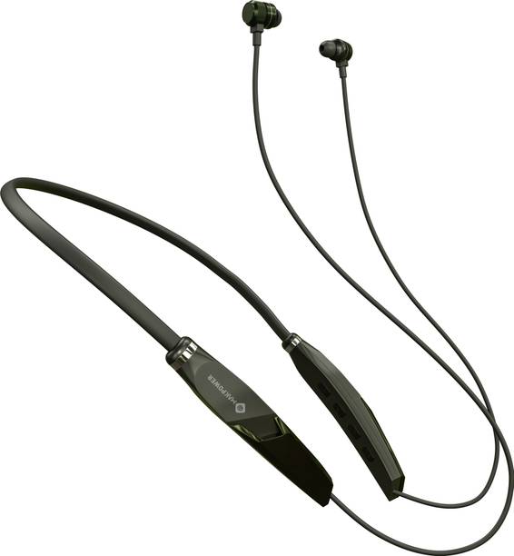 MAK POWER 100H Playtime, 21-Day Standby, Type-C Charging, Perfect Bass Wireless Neckband Bluetooth