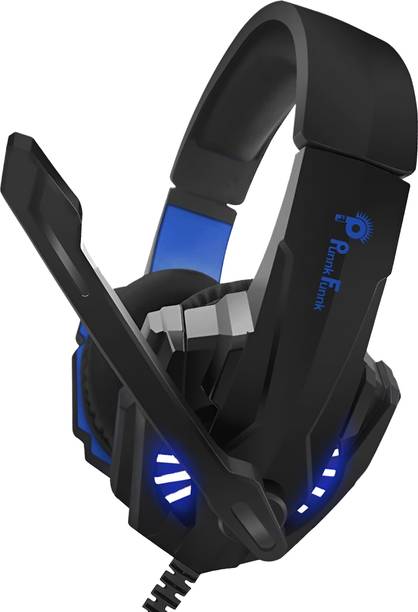 PunnkFunnk New Gaming Headset, Over Ear Gaming Headphones with Mic Wired
