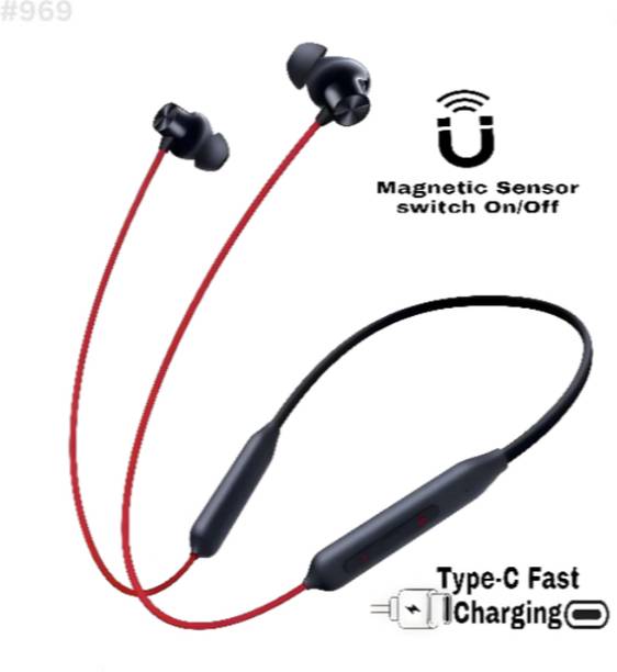 URBANHUDA Wireless Bluetooth Neckband 65Hrs Battery, Fast Charge, Dual Pairing_UE Bluetooth & Wired