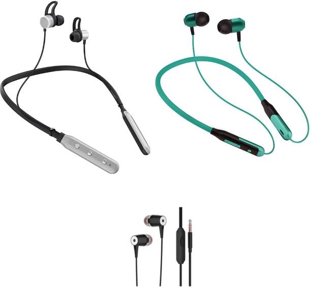 LEVELPLUS Bluetooth Music N1 & Jazz With Sl Cap Neckband Combo 45 Hours Playtime Bluetooth