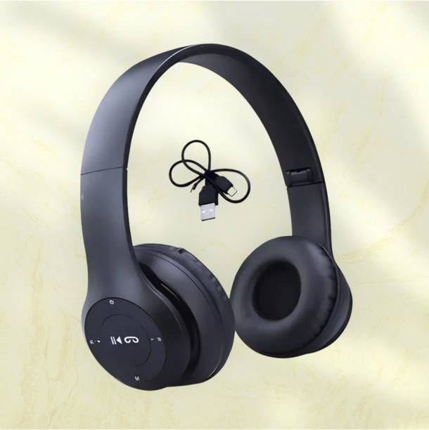 TWS Wireless Headphones with Mic for Premium Audio & Communication._VQ Bluetooth & Wired