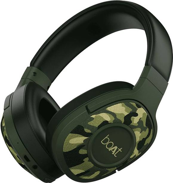 boAt Rockerz 550, 50mm Drivers, 20 H Battery, Stream Ad Free Music via App Support Bluetooth
