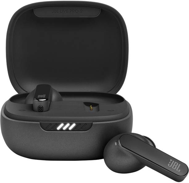 JBL Live Pro 2, Active Adaptive Noise Cancellation, 40Hr Playtime, 6 Mics, Deep Bass Bluetooth Gaming