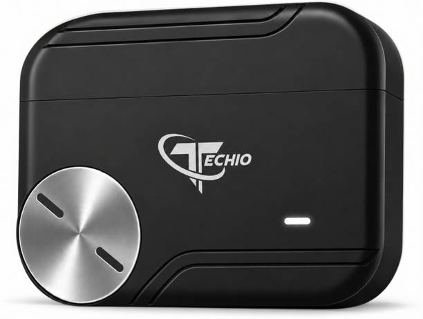 TECHIO AirBeats Wireless Earbuds with Dual Mic ENC for Clear Calls, 60H Playback Bluetooth