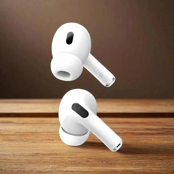 GAGANDEEP Ultra with Mic & Touch Control Gaming EarBud with ANC white Bluetooth