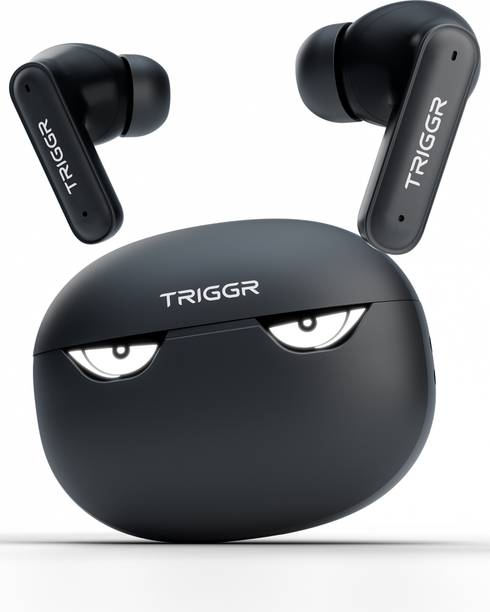 TRIGGR Kraken X5 with 50H Battery, BT v6.0, 40 ms Low Latency, 4-Mic ENC, Rapid Pairing Bluetooth