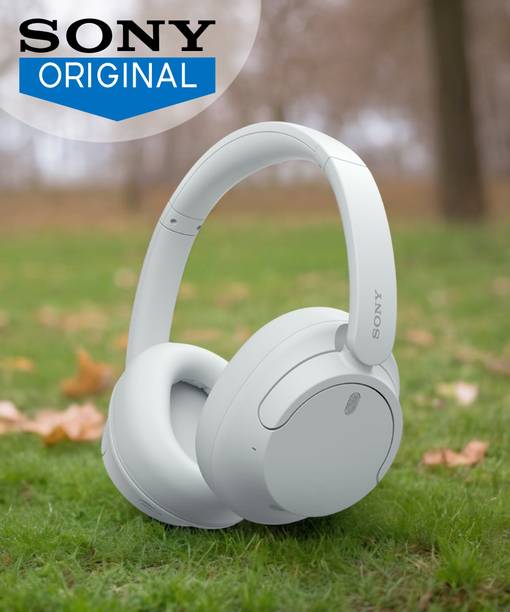Sony WH-CH720N/WCIN Bluetooth Headset (White, On the Ear)