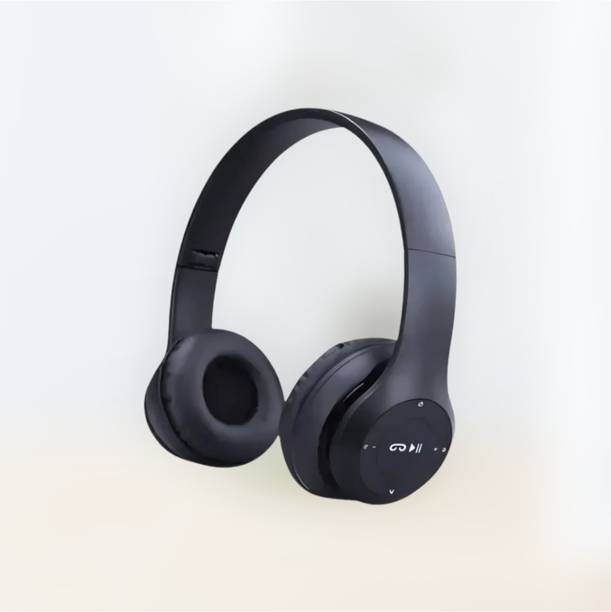 AIZINA HD Audio Wireless Headset with Noise-Isolating Ear Pads and Retractable Mic_MH Bluetooth & Wired