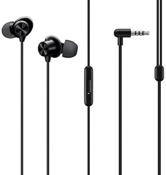 GHEREL For Realme Buds 2 Earphones with Deep Bass 3.5mm Jack Compatible with Realme Wired