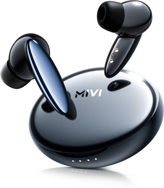 Mivi Superpods Opera, 60Hrs PT, Spatial Audio, Hi-Res & LDAC, 3D HD Audio, Fast Chg. Bluetooth