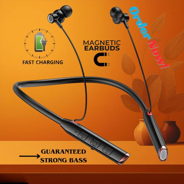 PTROX Vibration Alert, 48 Hours Playtime, ENC, HD Sound Quality & Stereo Bass PT22 Bluetooth