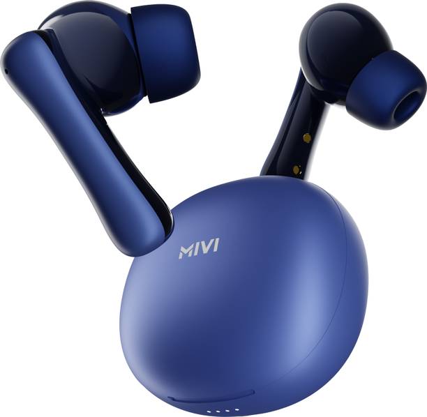 Mivi DuoPods Storm [New launch], 60 Hrs, 13mm Drivers, Fast Charging, BT v5.3 Bluetooth