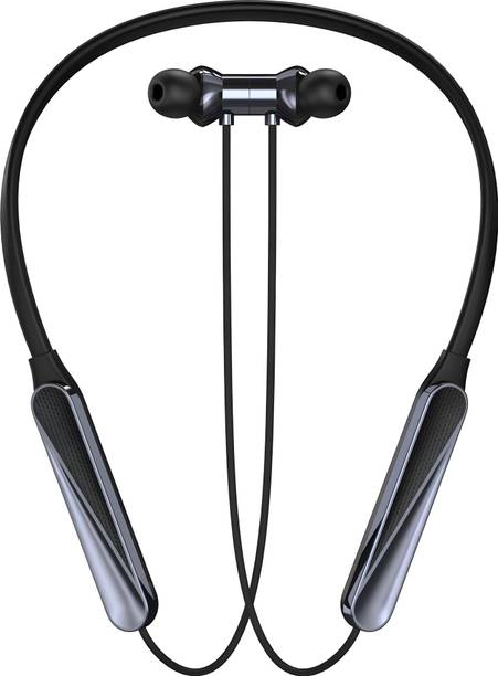 Mewiq Wireless Headphone - 100Hours Playtime Bluetooth Neckband headphones Earphone-3 Bluetooth Gaming