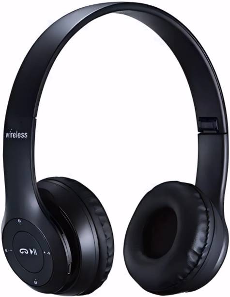 GDS Popular Wireless Headphones with Microphone for Gaming, Movies & Music._F6 Bluetooth & Wired