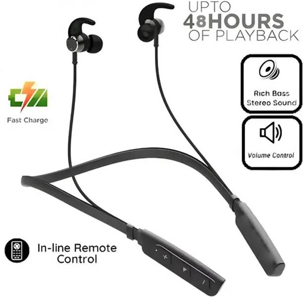 Worricow Bluetooth Neckband, Sports Earphones, Neckband Earphones, Stylish Neckband Bluetooth