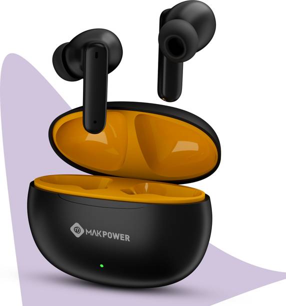 MAK POWER 40-H Music, TWS Earbuds with Clear Audio and Touch Control, Rich Tone, Firm Fit Bluetooth