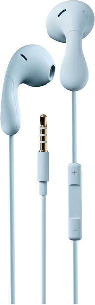 Frontech Earphone Deep Bass HD Audio | 3.5mm | For Call & Music Wired (Blue, On the Ear)
