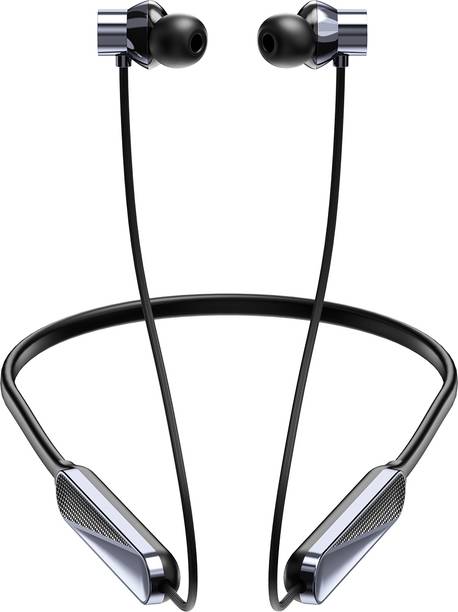 Aurabit Dynamic Bluetooth Neckband Earphones with ENC, Magnetic Earbuds, Deep Bass-2 Bluetooth Gaming